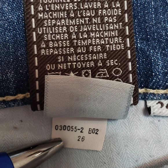 7 For all Mankind Women's Straight Leg Mid Rise Jeans Size 26 - Picture 12 of 14